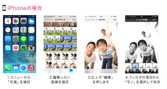 iPhoneの場合