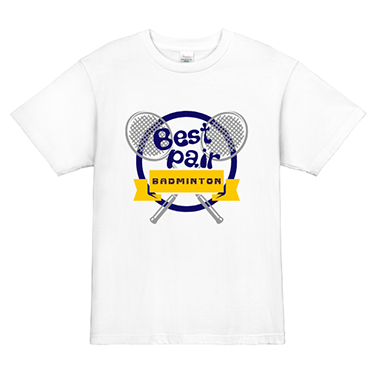 「BestPair」オリジナルバドミントンチームTシャツ