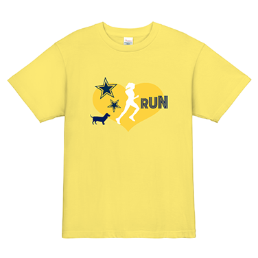 「RUN☆」オリジナルランニング・ジョギング・マラソンチームTシャツ