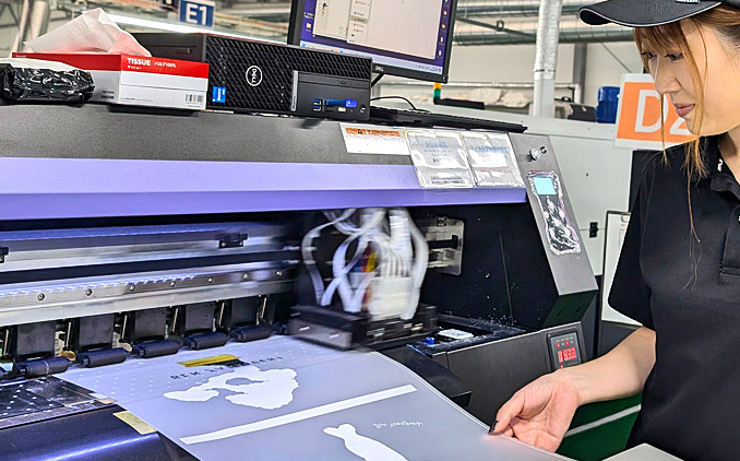 TMIX工場のプリント設備