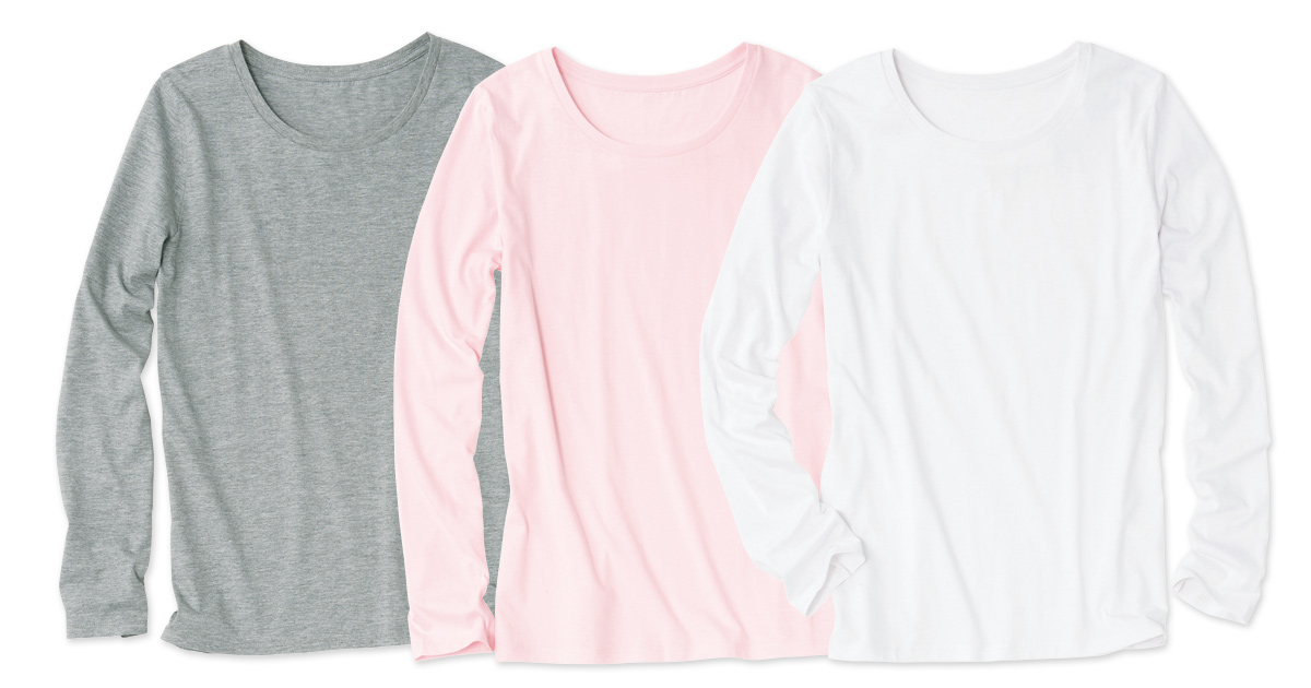 スリムロングTシャツ