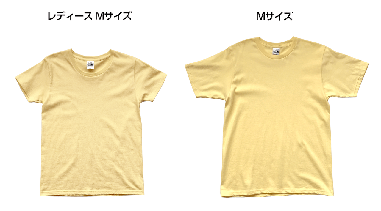Mサイズとレディース Mサイズ(WM)の違い