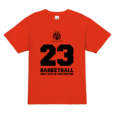 バスケットボールのチーム 部活動tシャツをデザイン オリジナルtシャツのデザイン作成 プリントtmix