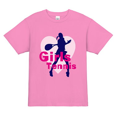 テニスのチームtシャツ 部活tシャツをデザイン オリジナルtシャツのデザイン作成 プリントtmix