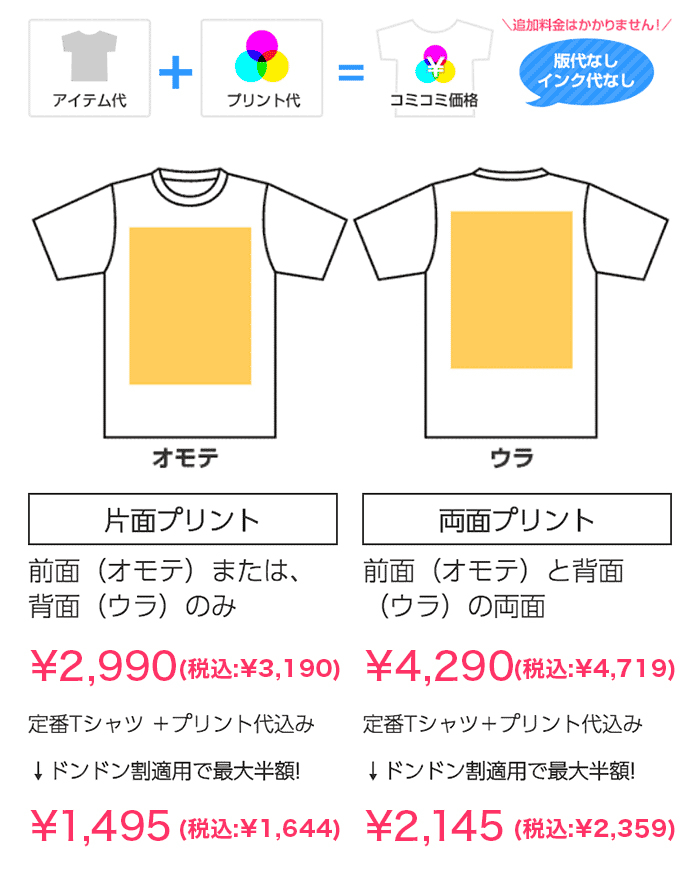 Tシャツデザインのテンプレート集 オリジナルtシャツtmix