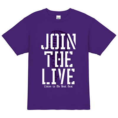 オリジナル JOIN THE LIVE_ライブ Tシャツデザイン