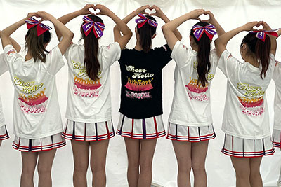 ダンスイベント用のオリジナルTシャツプリント作成事例